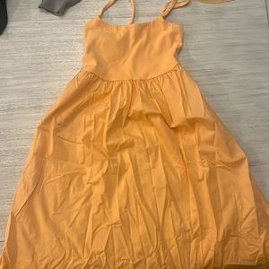 Orange dress